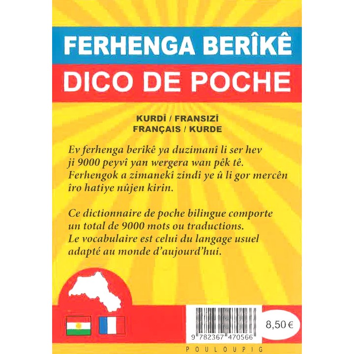 Dico de poche Bilingue Français/Kurde