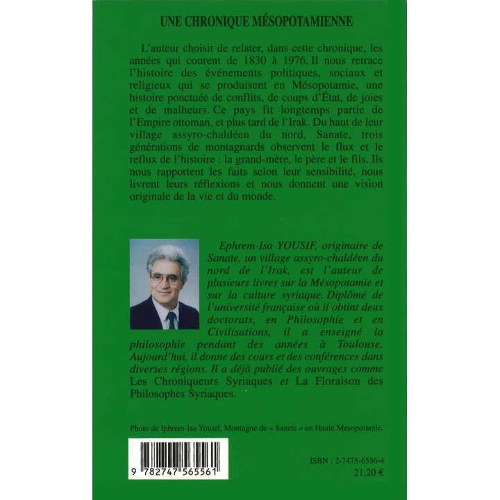 Une chronique mésopotamienne (1830-1976)