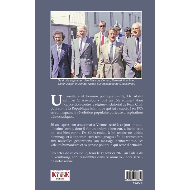 Études kurdes - N° HS V - Abdul Rahman Ghassemlou