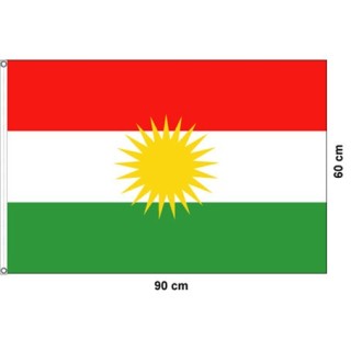 Drapeau du Kurdistan - 100x67cm