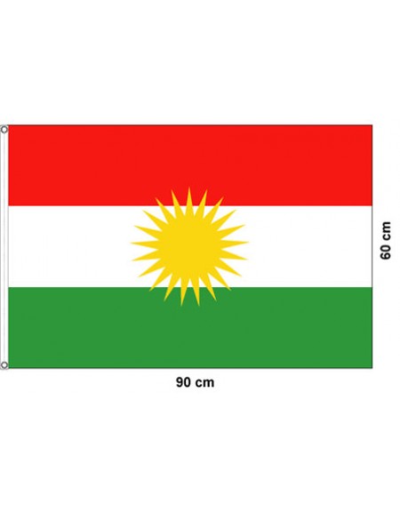 Flag of Kurdistan - 90x50cm