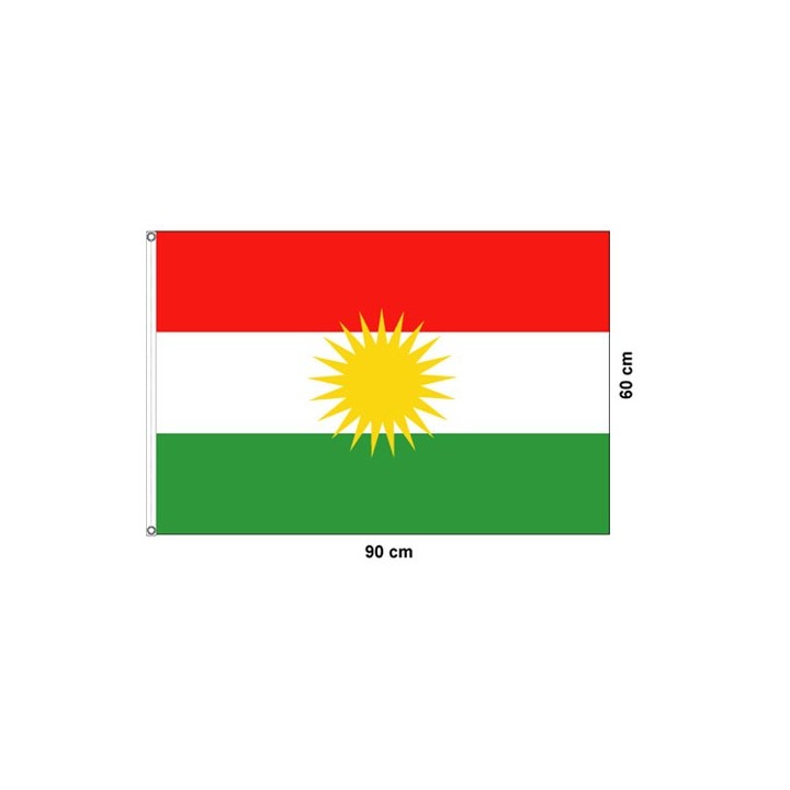 Drapeau du Kurdistan - 100x67cm